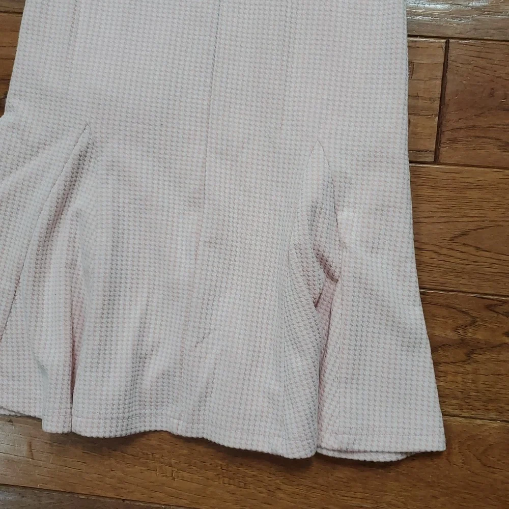 Ivy City Co Piper Herringbone Blush Pink Textured Dress